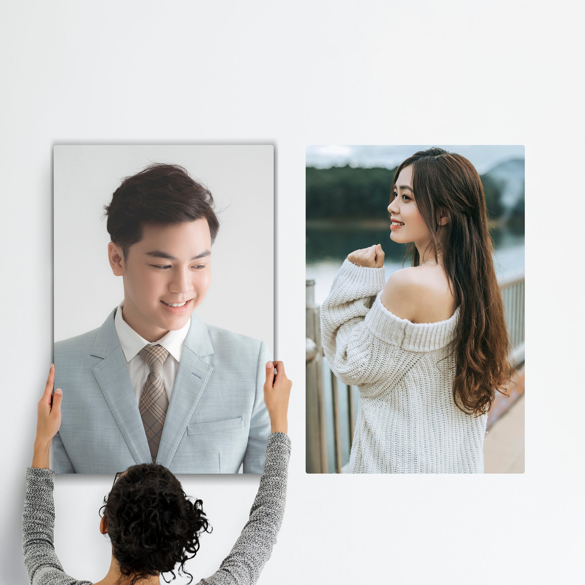 "Duo" Multi Panel HD Metal Print Set - Upload Your Images