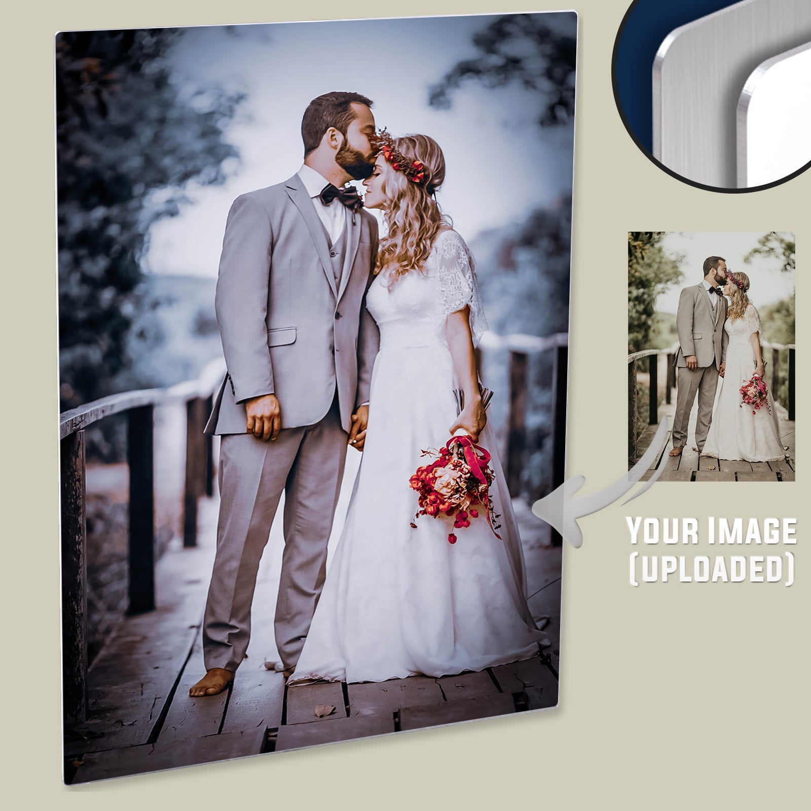 Moody Dark Effect / Enhancement on Your Photo Printed on HD Metal Panel