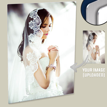 Portrait Effect / Enhancement on Your Photograph Printed on High-Quality HD Metal Panel