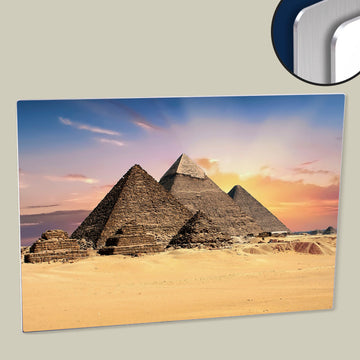 The Egyptian Pyramid Digitally Enhanced High-Resolution Image Printed on HD Metal Panel