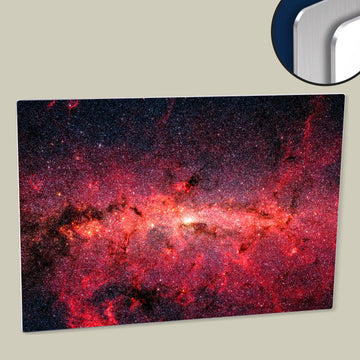 'Spiral Milky Way Galaxy' Photo by NASA - Digitally Enhanced High Resolution Poster Printed on HD Metal Panel