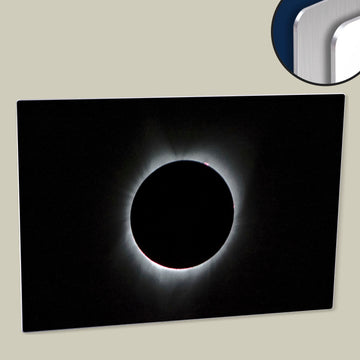 '2017 Total Solar Eclipse' - image by NASA - Digitally Enhanced Poster Printed on HD Metal Print